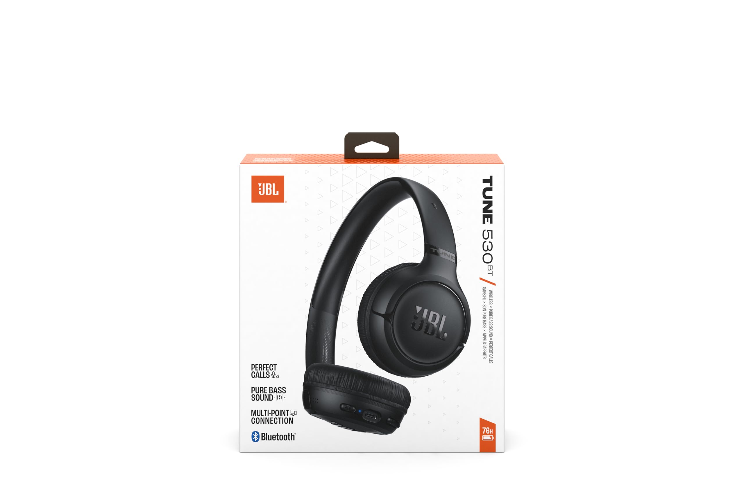 JBL Tune 530BT – Casque Bluetooth Sans Fil | 76h d'autonomie & Son Pure Bass