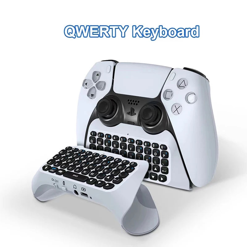 Clavier Bluetooth PS5 ChatPad – Saisie Rapide Sans Fil pour Manette PlayStation 5