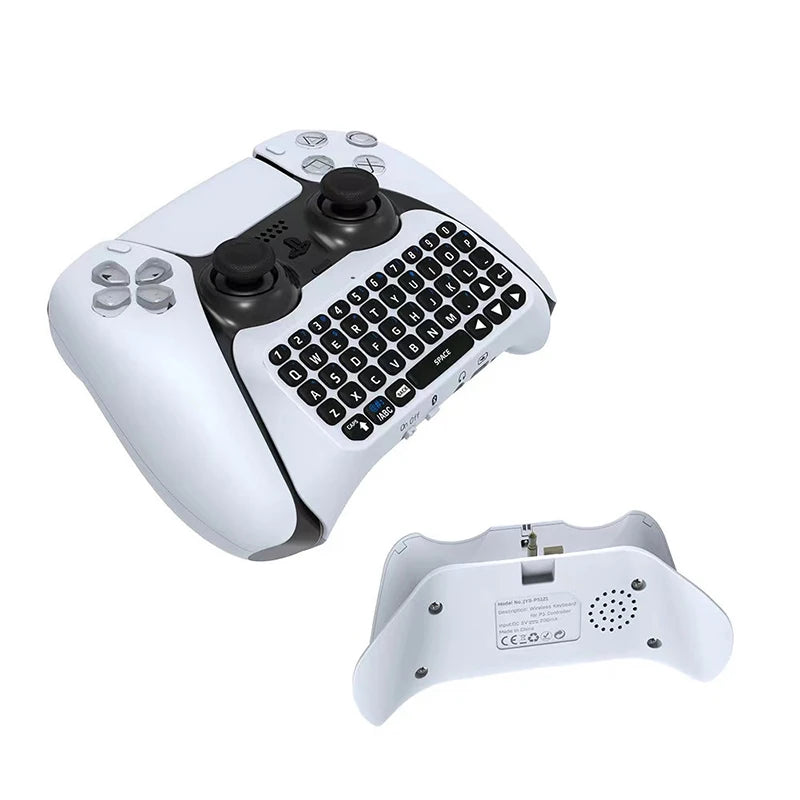 Clavier Bluetooth PS5 ChatPad – Saisie Rapide Sans Fil pour Manette PlayStation 5