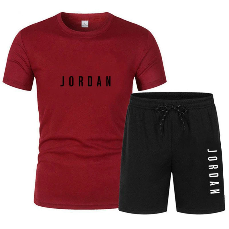 Ensemble Casual Sport Homme Été – T-shirt & Short Décontracté