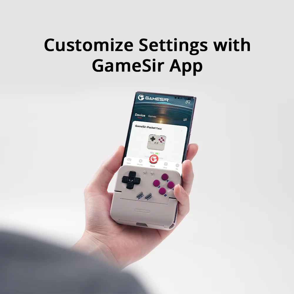 GameSir Pocket Taco – Manette Mobile Bluetooth Rétro Portable Android
