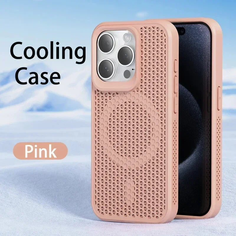 Coque iPhone Respirante Dissipation Thermique – Compatible MagSafe | iPhone 17 à 11