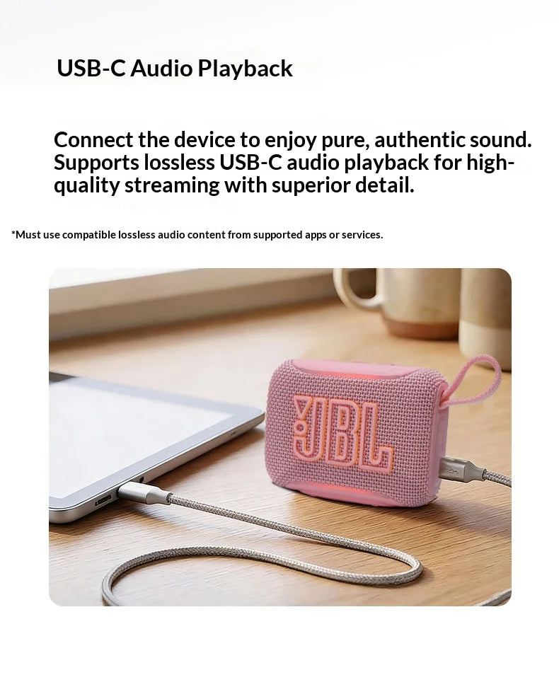 JBL GO5 – Mini Enceinte Bluetooth Compacte | Basses Profondes & Son Stable