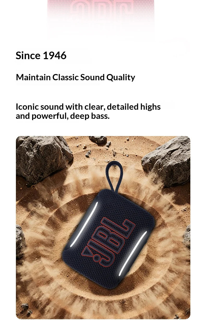 JBL GO5 – Mini Enceinte Bluetooth Compacte | Basses Profondes & Son Stable