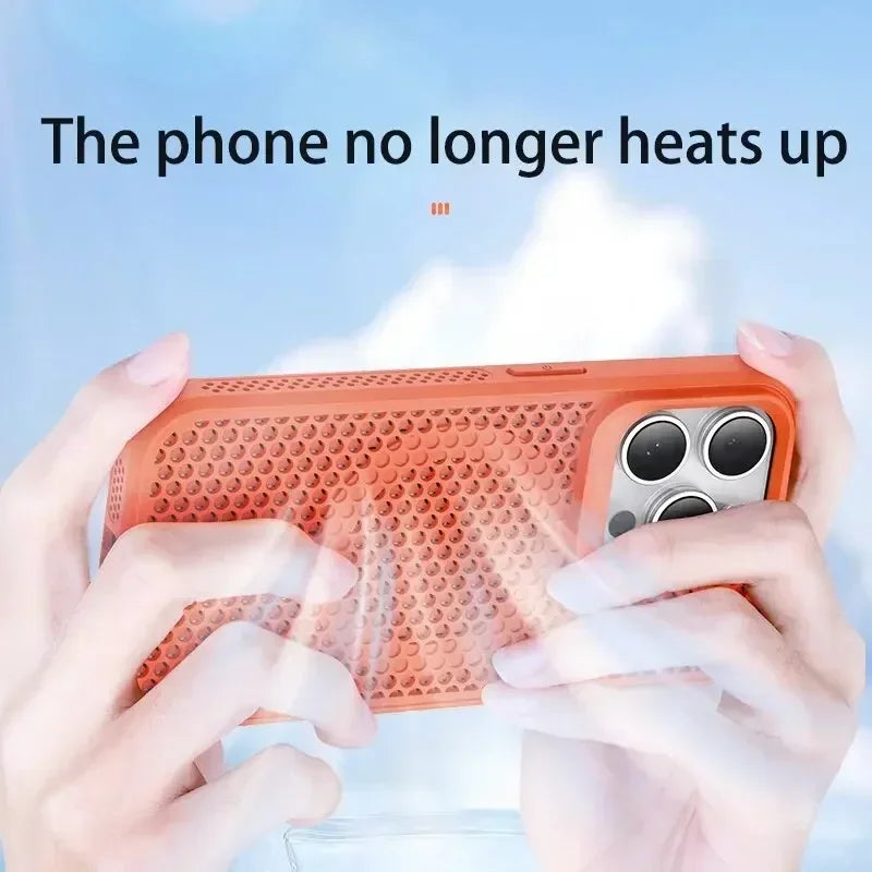 Coque iPhone Respirante Dissipation Thermique – Compatible MagSafe | iPhone 17 à 11
