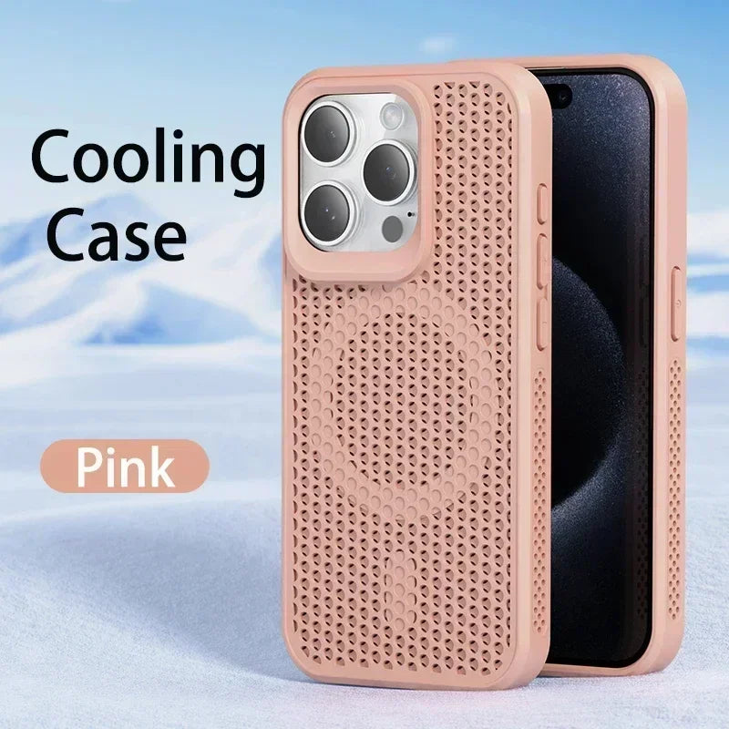 Coque iPhone Respirante Dissipation Thermique – Compatible MagSafe | iPhone 17 à 11