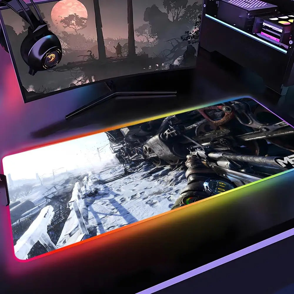 Tapis de Souris Gaming RGB XXL – Desk Mat Lumineux Rétroéclairé