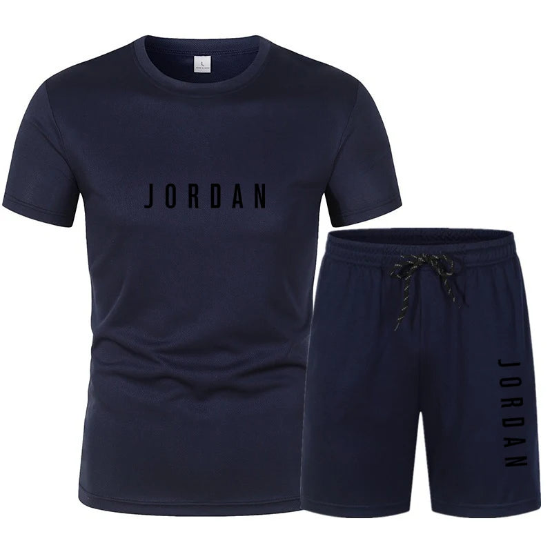 Ensemble Casual Sport Homme Été – T-shirt & Short Décontracté