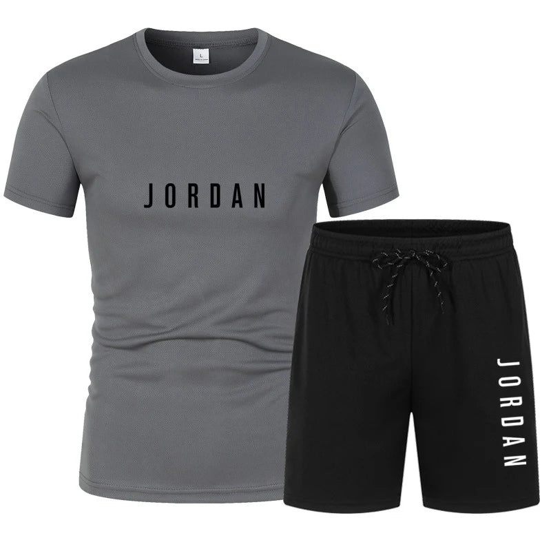 Ensemble Casual Sport Homme Été – T-shirt & Short Décontracté