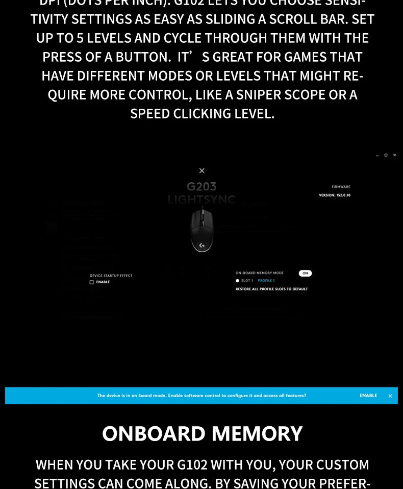 Logitech G102 – Souris Gaming 85g Filaire | Précision & Confort