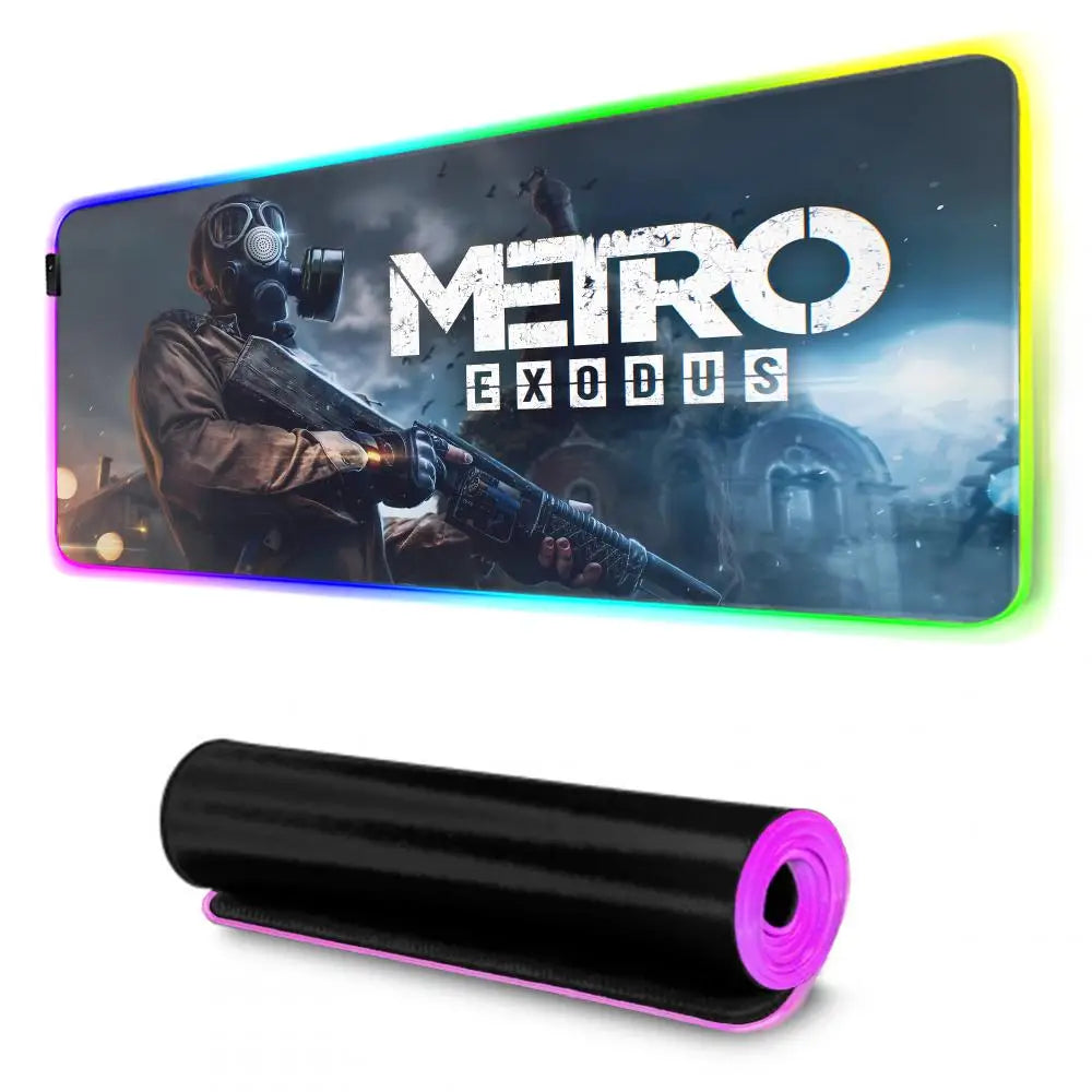 Tapis de Souris Gaming RGB XXL – Desk Mat Lumineux Rétroéclairé