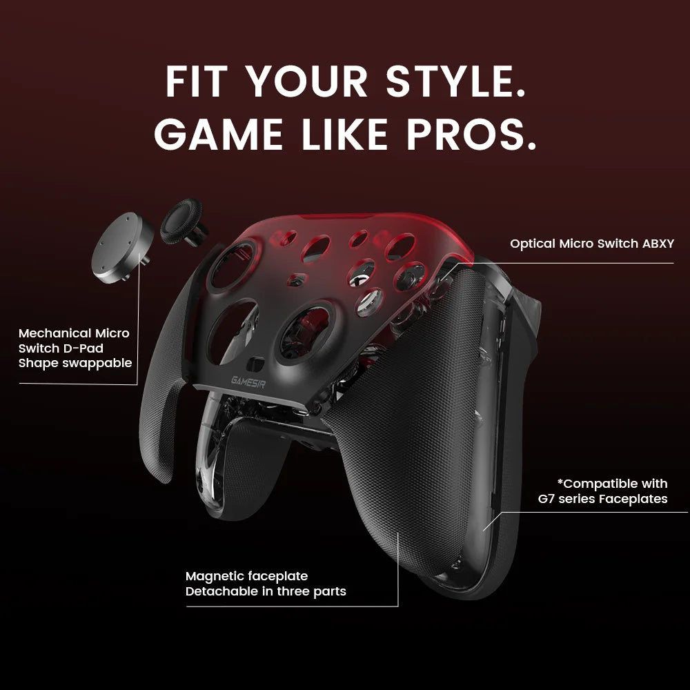 GameSir G7 Pro – Manette Xbox Filaire avec Station de Charge | Xbox Series X/S, One, Steam & PC
