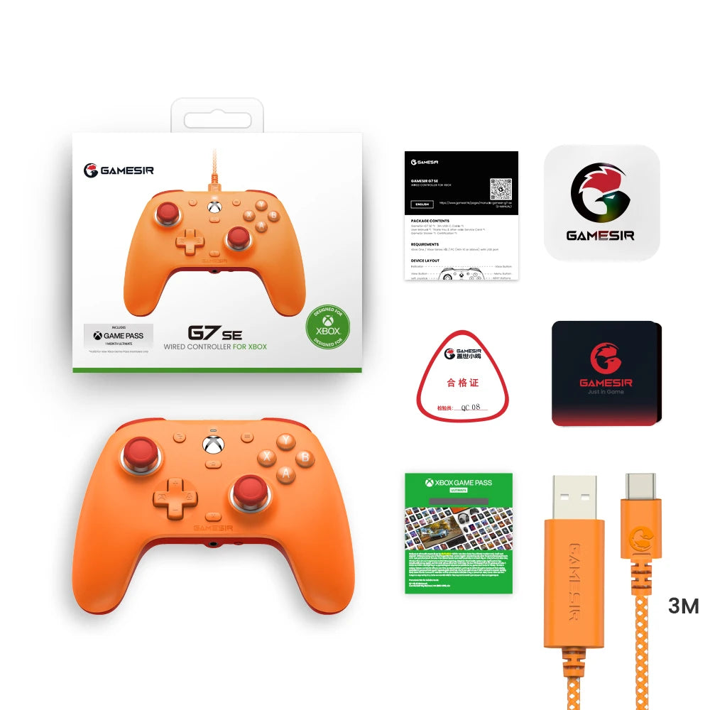 GameSir G7 SE – Manette Xbox Filaire Hall Effect | Xbox Series X/S & One