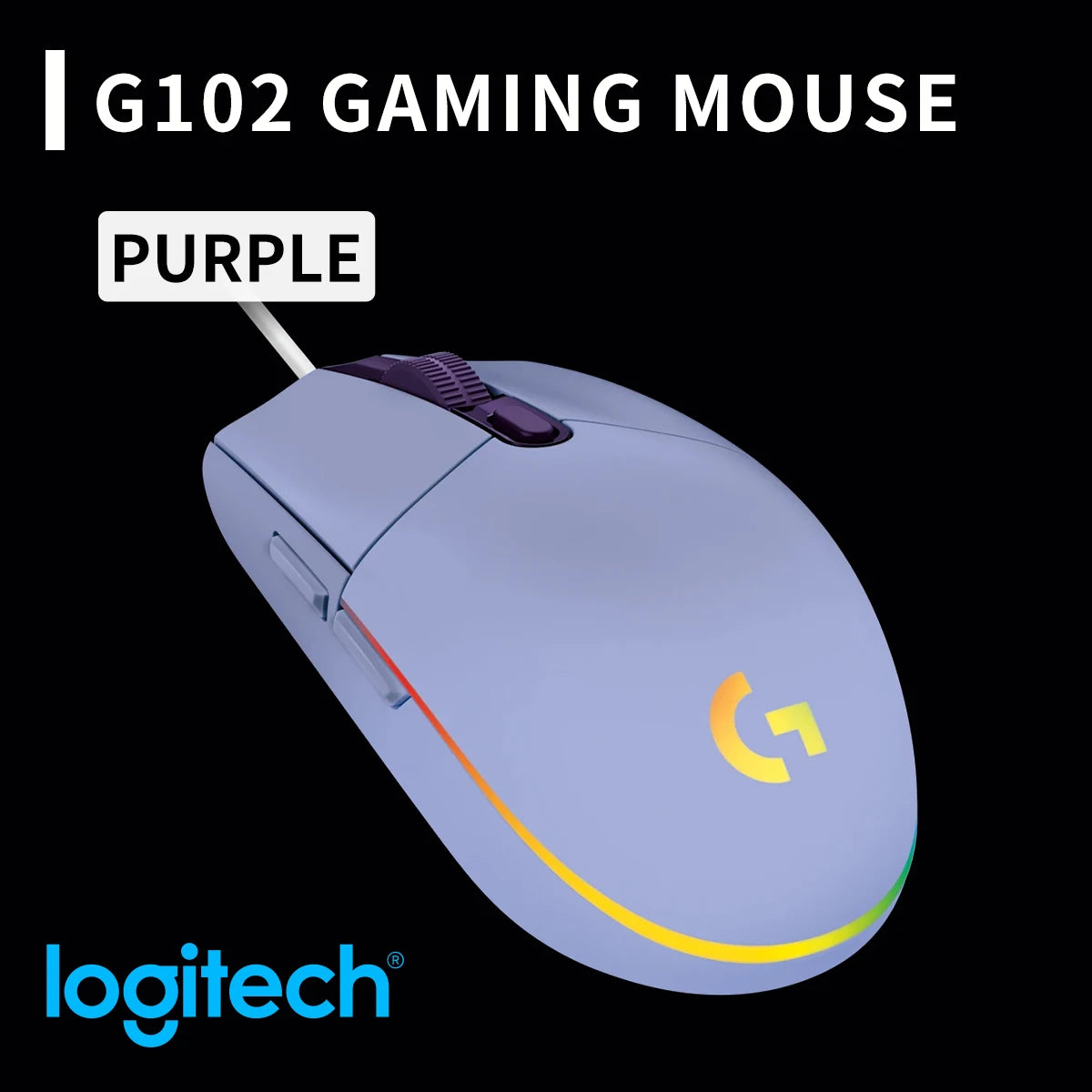 Logitech G102 – Souris Gaming 85g Filaire | Précision & Confort