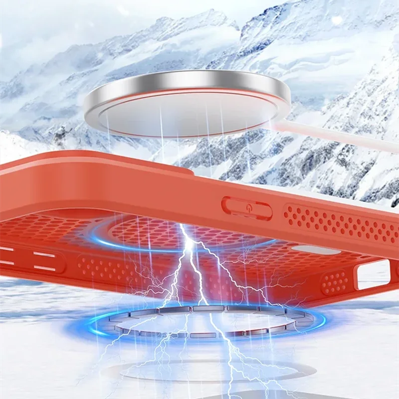 Coque iPhone Respirante Dissipation Thermique – Compatible MagSafe | iPhone 17 à 11