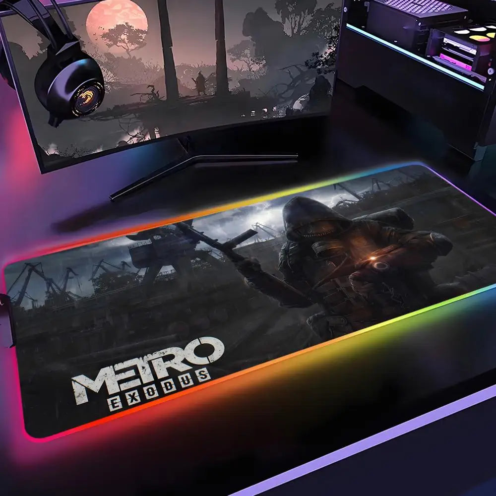 Tapis de Souris Gaming RGB XXL – Desk Mat Lumineux Rétroéclairé