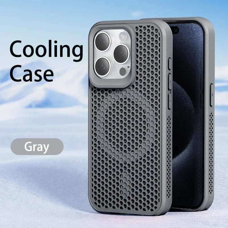 Coque iPhone Respirante Dissipation Thermique – Compatible MagSafe | iPhone 17 à 11