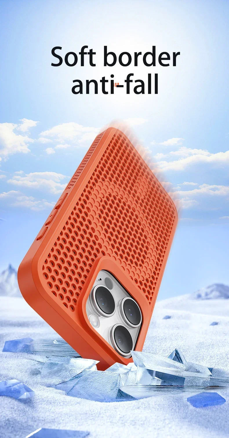 Coque iPhone Respirante Dissipation Thermique – Compatible MagSafe | iPhone 17 à 11
