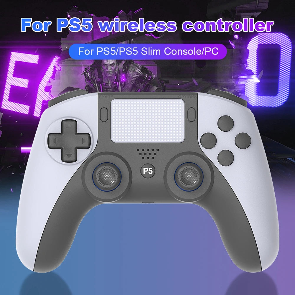 Manette Sans Fil PS5 & PC Bluetooth 4.0 – Double Vibration & Gyroscope 6 Axes