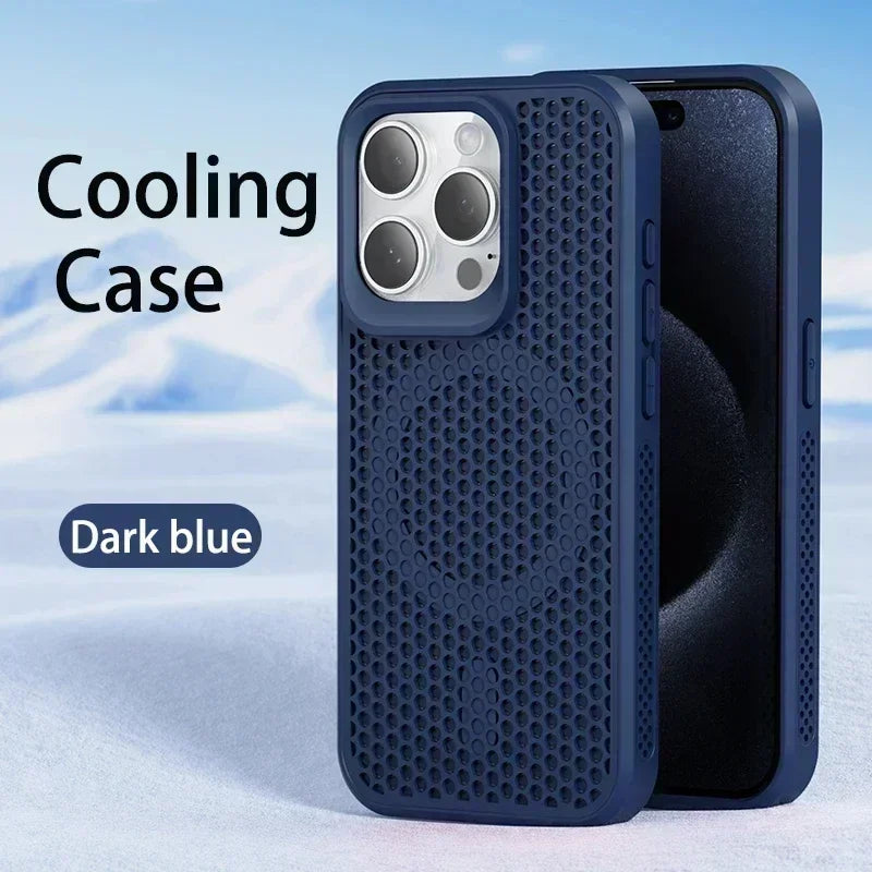 Coque iPhone Respirante Dissipation Thermique – Compatible MagSafe | iPhone 17 à 11