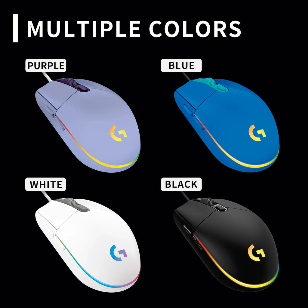 Logitech G102 – Souris Gaming 85g Filaire | Précision & Confort