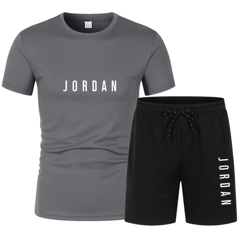 Ensemble Casual Sport Homme Été – T-shirt & Short Décontracté