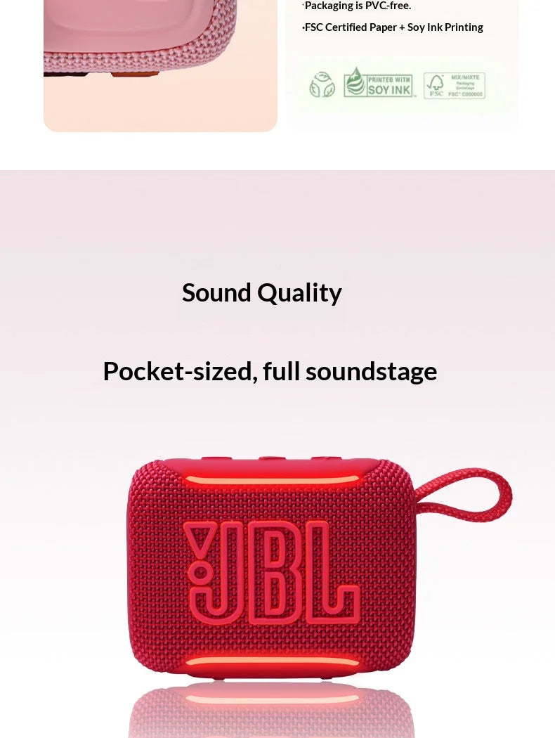 JBL GO5 – Mini Enceinte Bluetooth Compacte | Basses Profondes & Son Stable