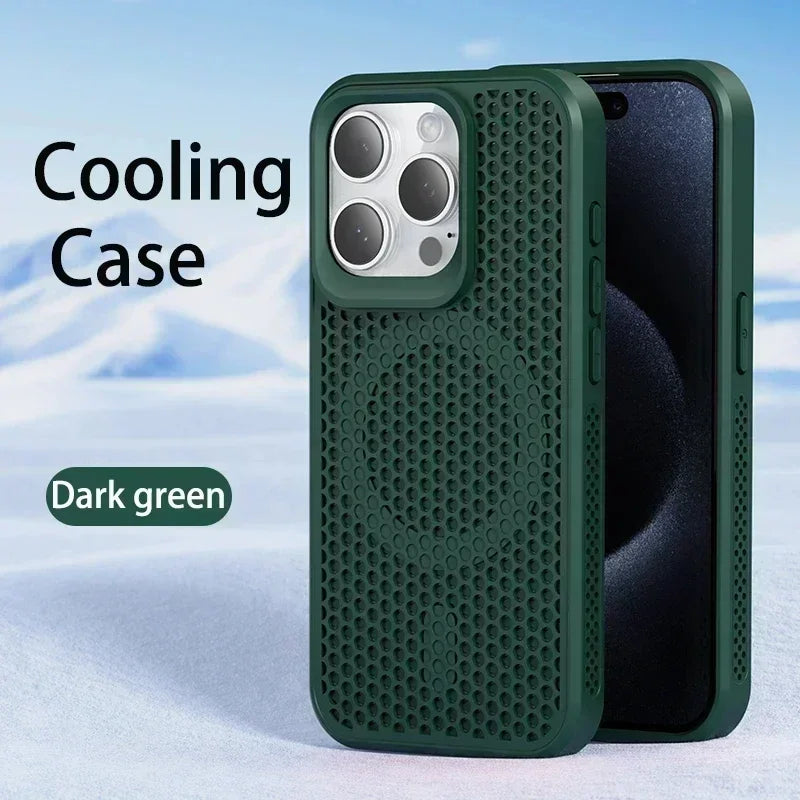Coque iPhone Respirante Dissipation Thermique – Compatible MagSafe | iPhone 17 à 11