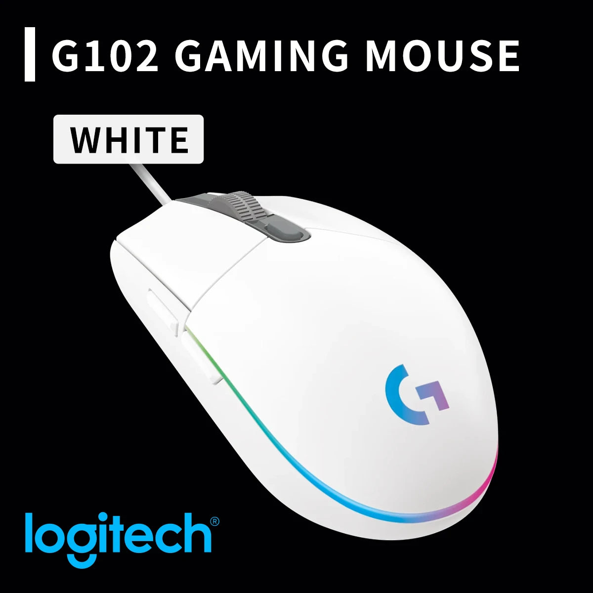 Logitech G102 – Souris Gaming 85g Filaire | Précision & Confort