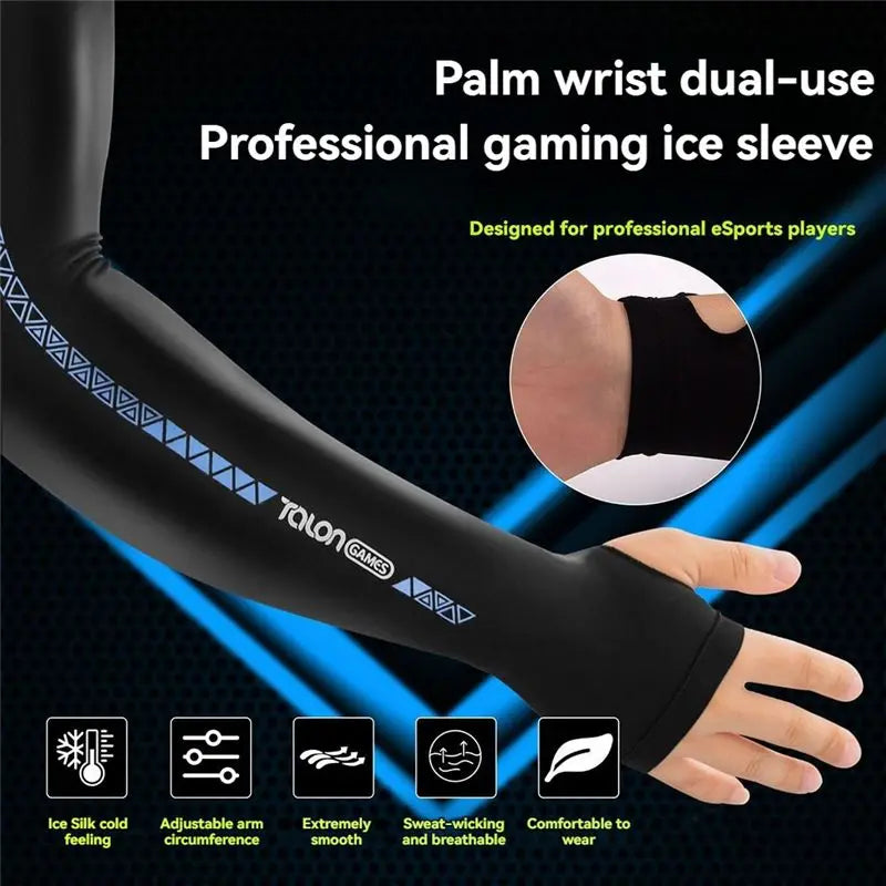 Manchon Gaming Esport Anti-Friction & Absorbant – Effet Refroidissant Taille L