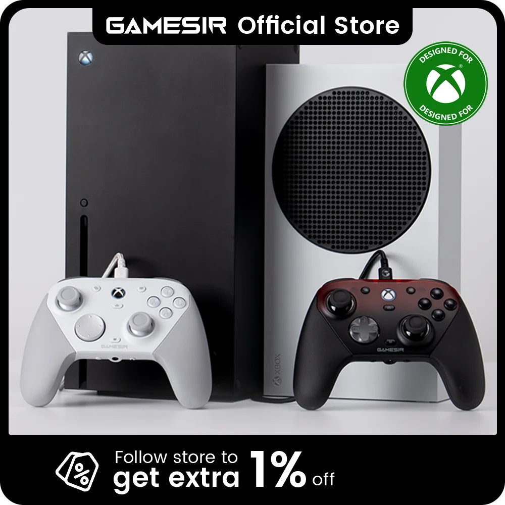 GameSir G7 Pro – Manette Xbox Filaire avec Station de Charge | Xbox Series X/S, One, Steam & PC