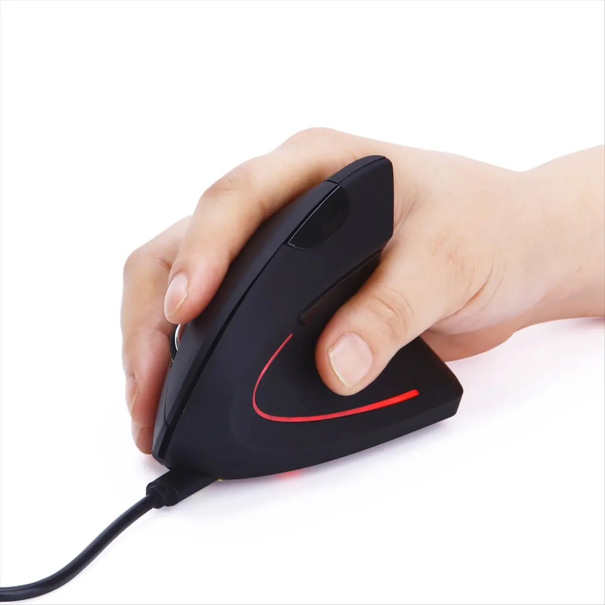 Souris Gaming Ergonomique Verticale Sans Fil 2.4G – Rechargeable Optique