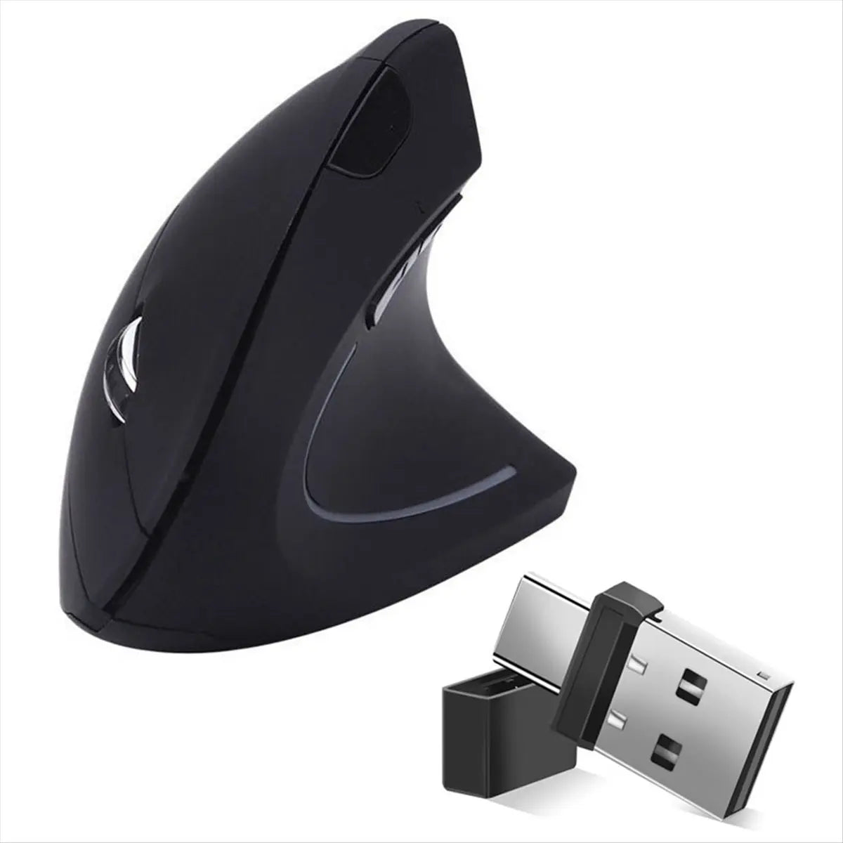 Souris Gaming Ergonomique Verticale Sans Fil 2.4G – Rechargeable Optique