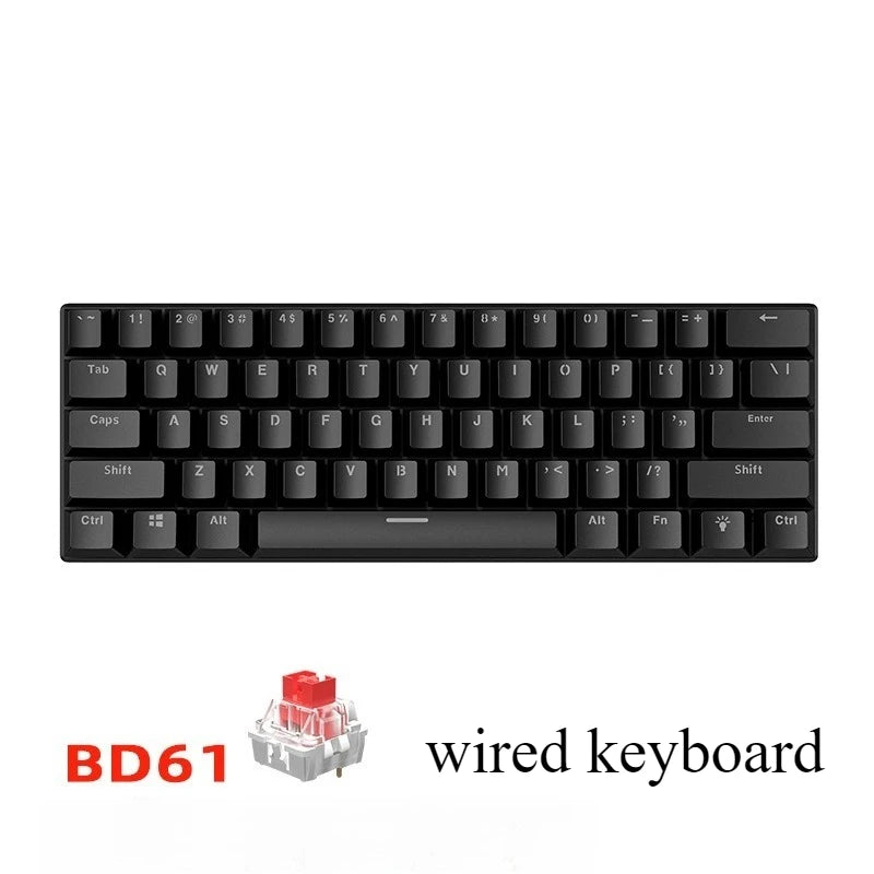 Clavier Mécanique Gaming 60% RGB – Compact Blanc | PC, Laptop & Bureau