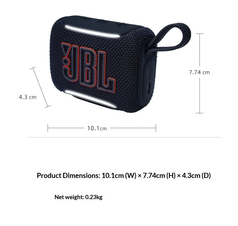 JBL GO5 – Mini Enceinte Bluetooth Compacte | Basses Profondes & Son Stable