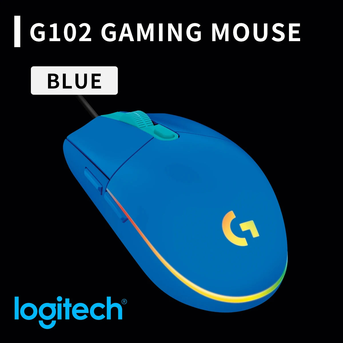 Logitech G102 – Souris Gaming 85g Filaire | Précision & Confort