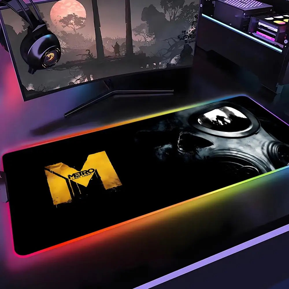 Tapis de Souris Gaming RGB XXL – Desk Mat Lumineux Rétroéclairé