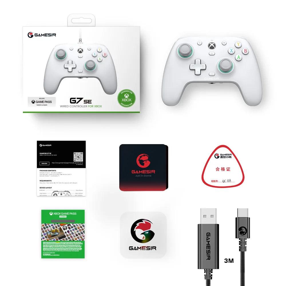 GameSir G7 SE – Manette Xbox Filaire Hall Effect | Xbox Series X/S & One