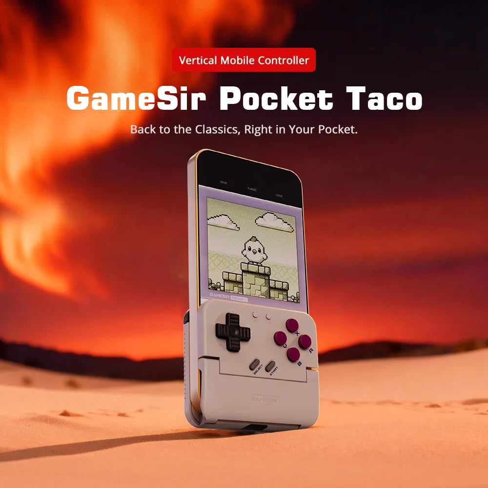 GameSir Pocket Taco – Manette Mobile Bluetooth Rétro Portable Android