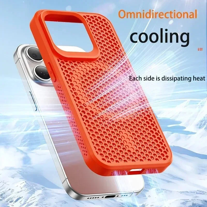 Coque iPhone Respirante Dissipation Thermique – Compatible MagSafe | iPhone 17 à 11