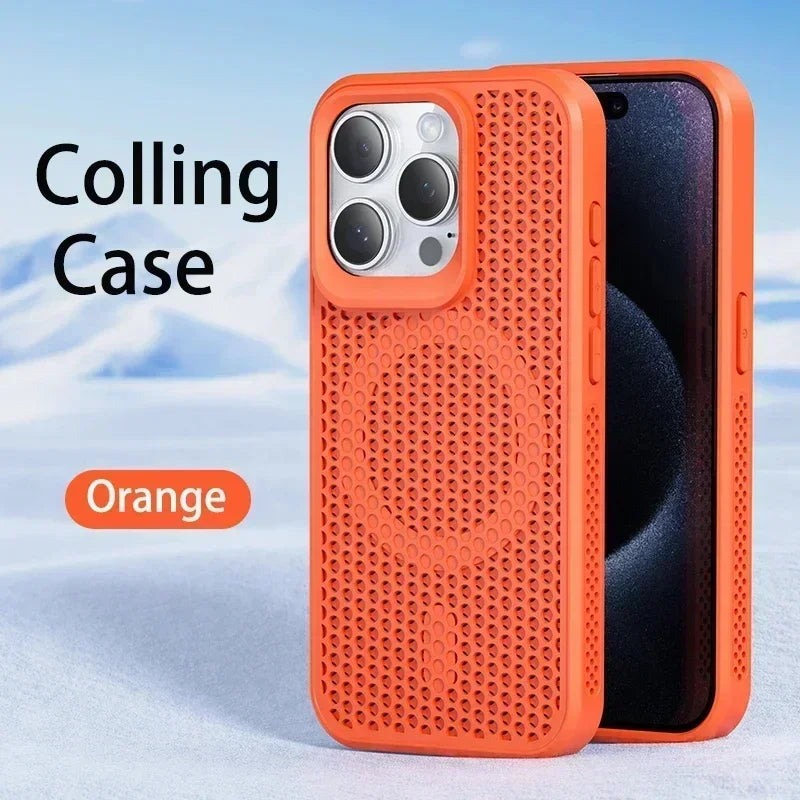 Coque iPhone Respirante Dissipation Thermique – Compatible MagSafe | iPhone 17 à 11