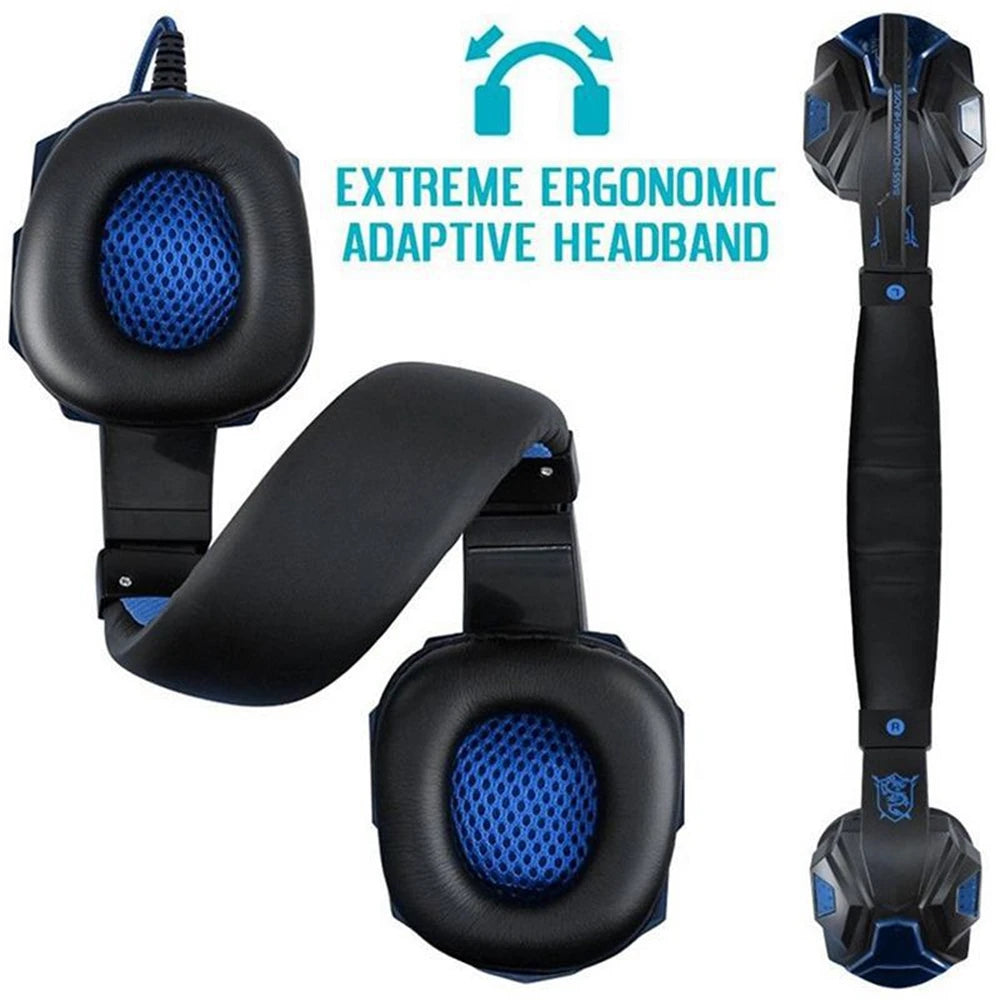 Casque Gaming Filaire 3.5mm – Bass Stéréo & Micro | PS4, Xbox, Switch, PC