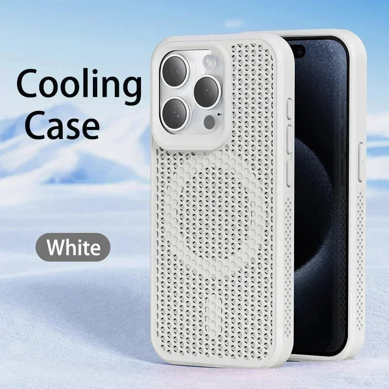 Coque iPhone Respirante Dissipation Thermique – Compatible MagSafe | iPhone 17 à 11