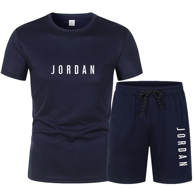 Ensemble Casual Sport Homme Été – T-shirt & Short Décontracté