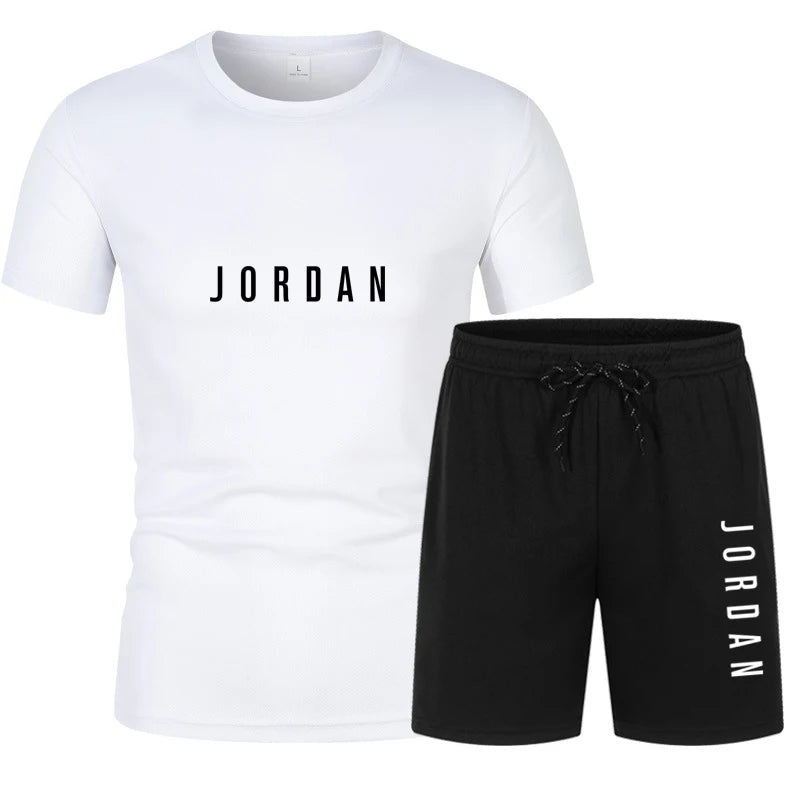 Ensemble Casual Sport Homme Été – T-shirt & Short Décontracté
