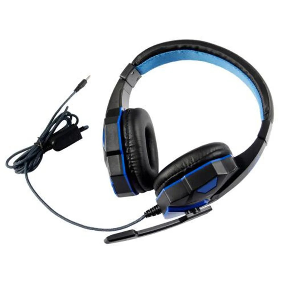 Casque Gaming Filaire 3.5mm – Bass Stéréo & Micro | PS4, Xbox, Switch, PC
