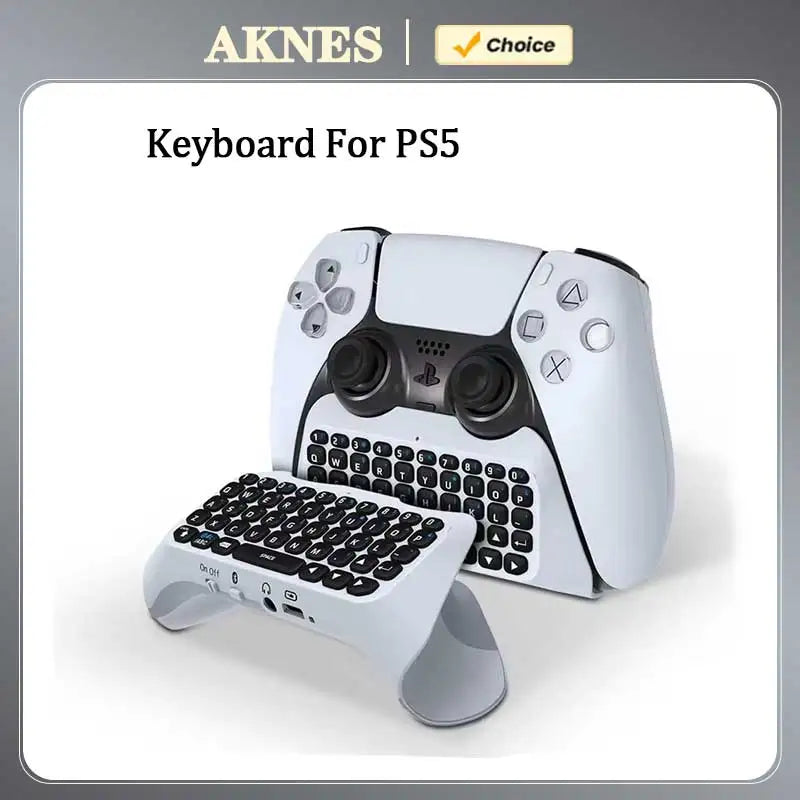 Clavier Bluetooth PS5 ChatPad – Saisie Rapide Sans Fil pour Manette PlayStation 5