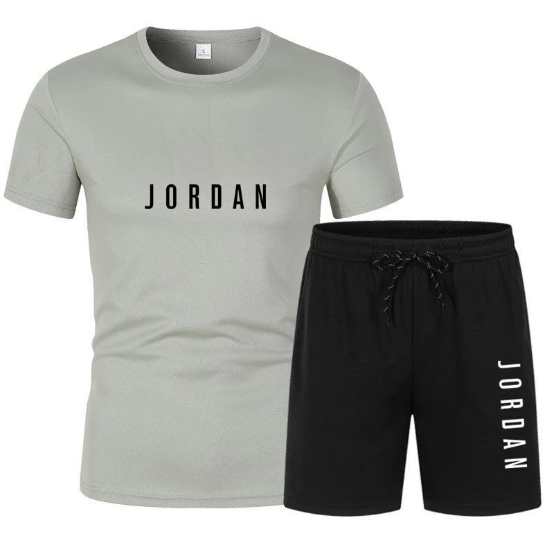 Ensemble Casual Sport Homme Été – T-shirt & Short Décontracté