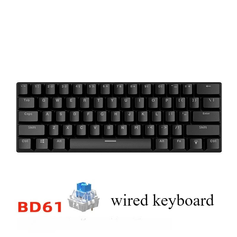 Clavier Mécanique Gaming 60% RGB – Compact Blanc | PC, Laptop & Bureau
