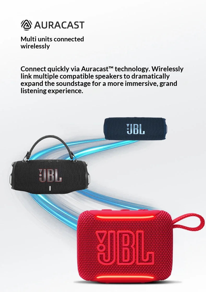 JBL GO5 – Mini Enceinte Bluetooth Compacte | Basses Profondes & Son Stable